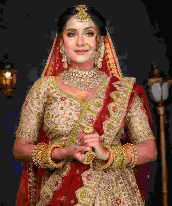 Satin Bridal Lehenga