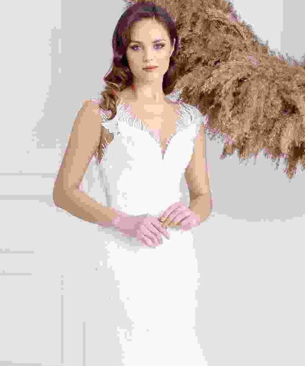 Embroidered Bridal Gown